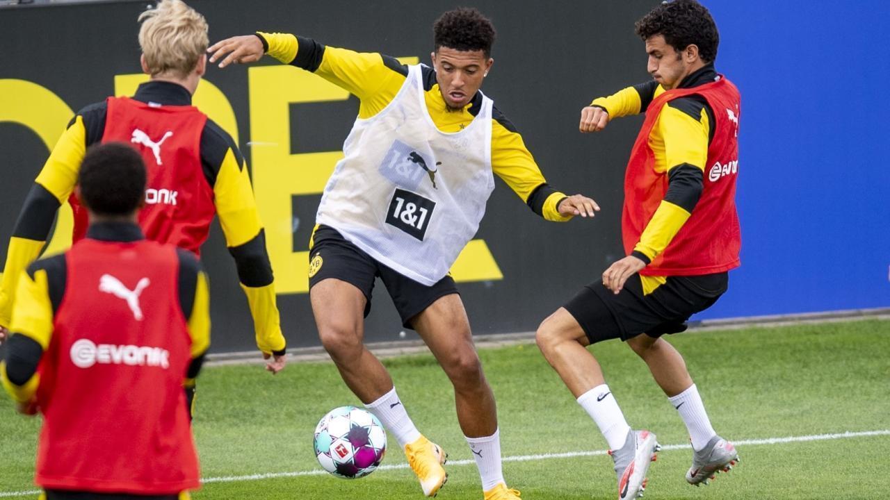 Training Jadon Sancho Borussia Dortmund BVB