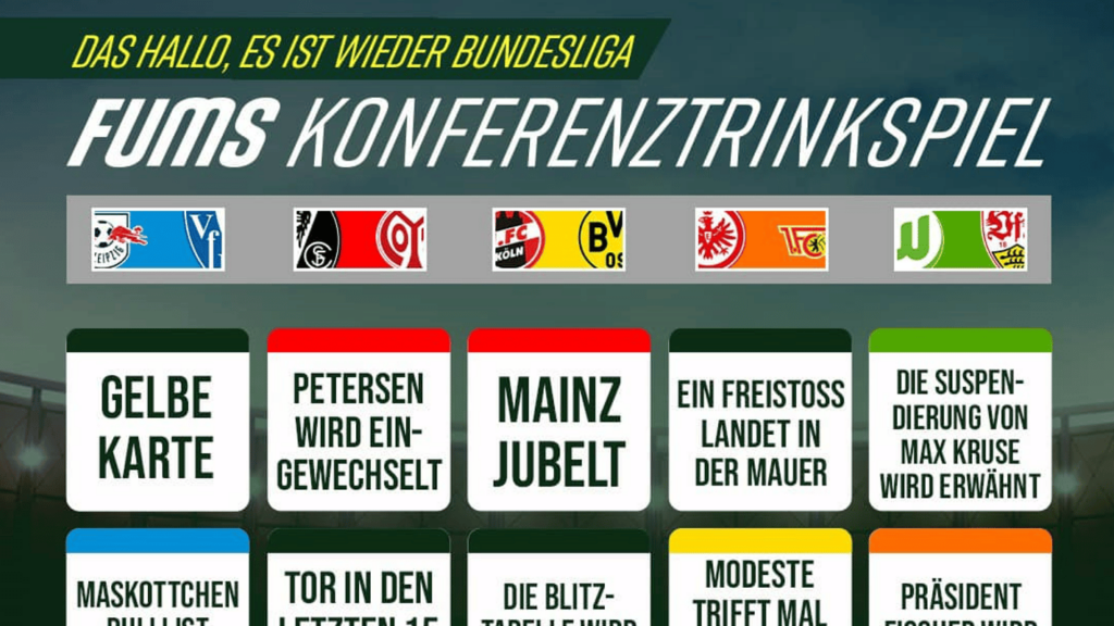 Bundesliga Trinkspiel Konferenz