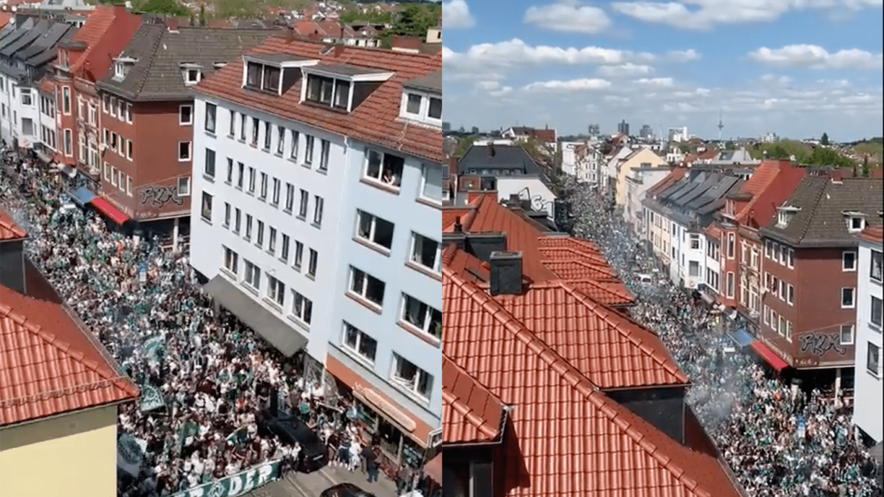 Werder Bremen Fans Marsch