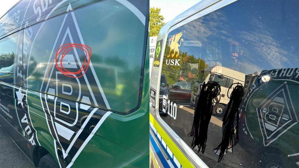Gladbach Bus Polizei Bayern Schuss