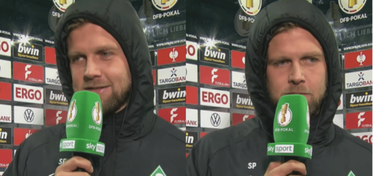 Niklas Füllkrug im Interview nach dem Spiel in Paderborn.