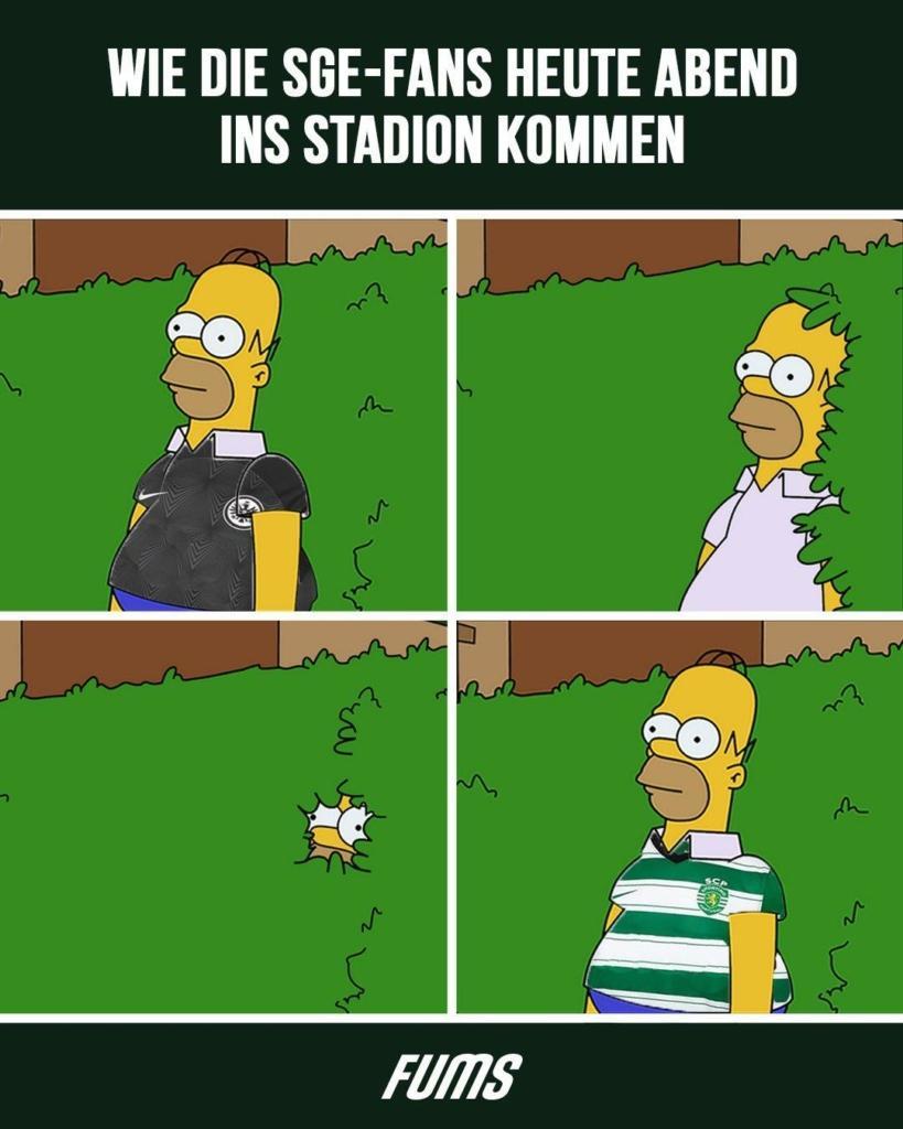 Homer als Eintracht Frankfurt-Fan