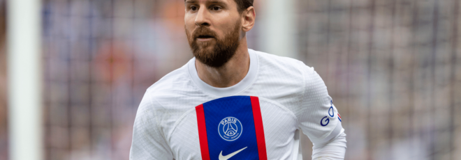 Lionel Messi im Trikot von Paris Saint-Germain