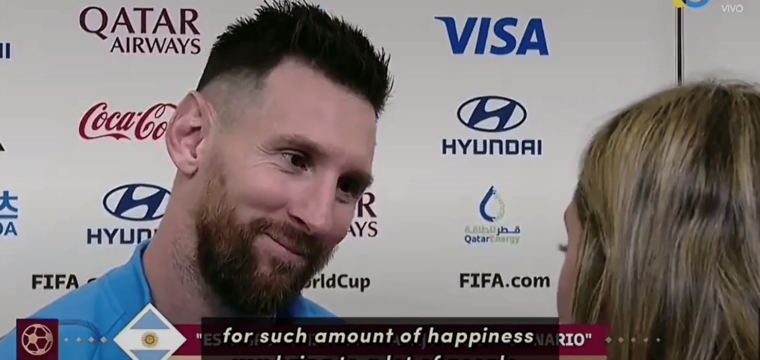Messi Interview World Cup